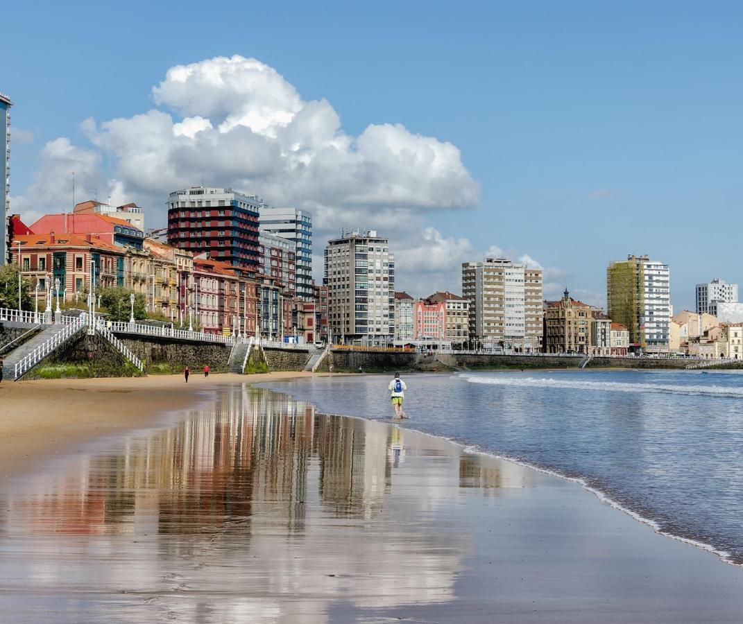 Apartmán Mar Al Mar - Estupendo Piso A Un Paso De La Playa - Vut-2088-As Gijón Exteriér fotografie